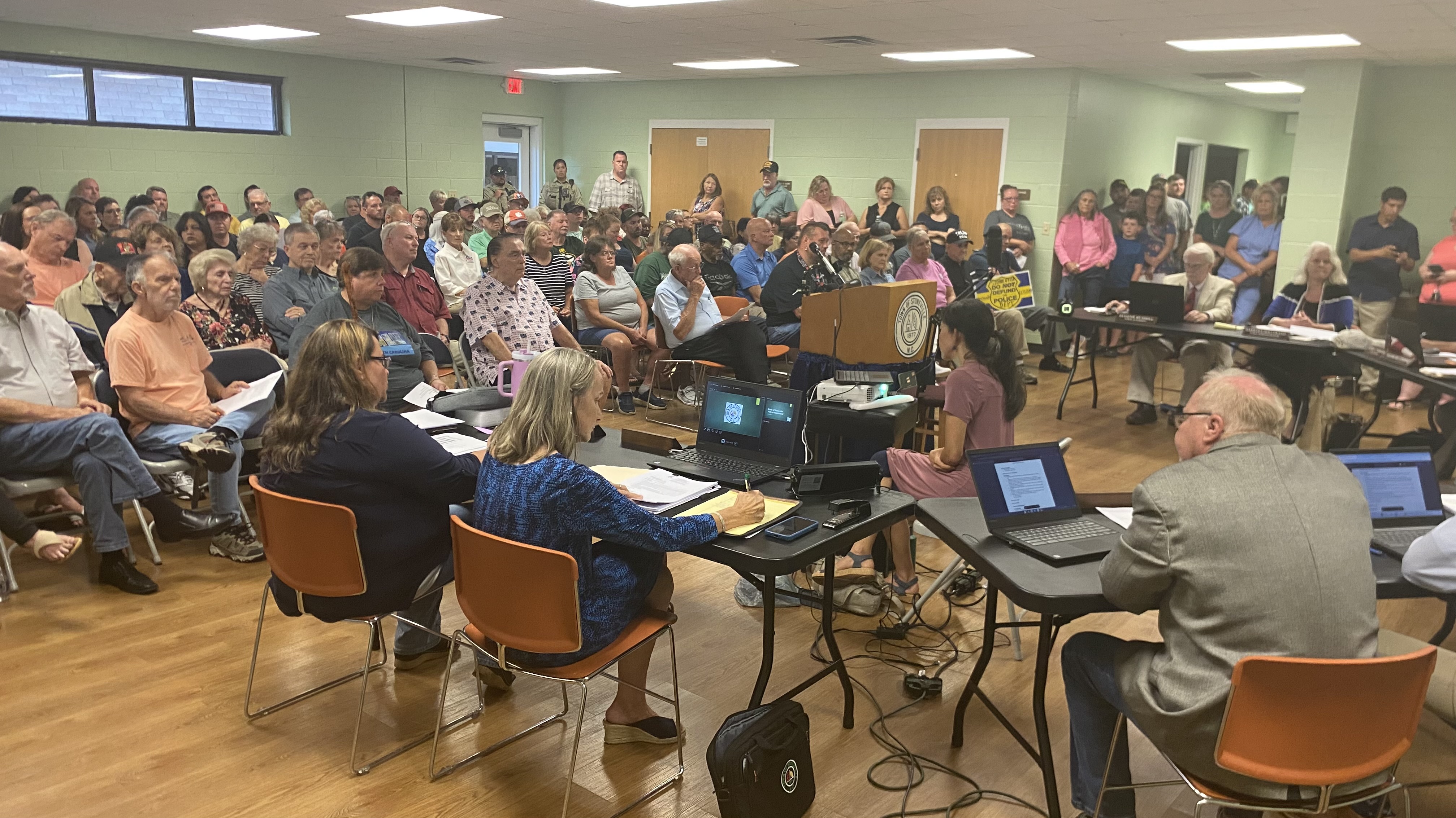 Stoneville Town Council Votes to Retain Police Department Amid Public Concerns