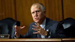 US SENATOR TILLIS IS RETIRING AFTER BEING ATTACKED BY TRUMP