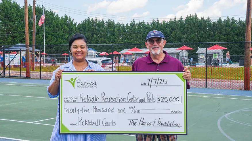 Harvest Foundation funds $25K pickleball courts in  Fieldale 