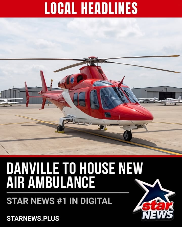 Danville is preparing to house a new regional air ambulance at the Danville Regional Ai...