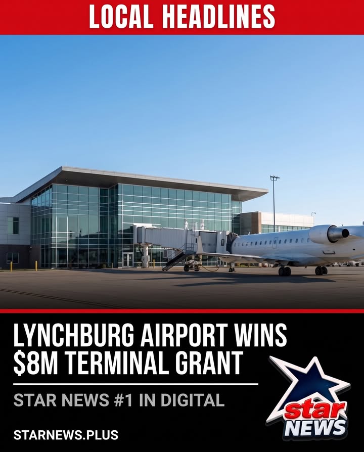 Lynchburg Regional Airport has been awarded an $8 million federal grant to expand its p...