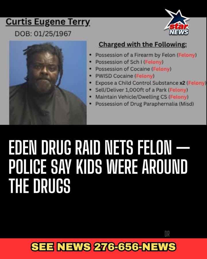 After what police describe as a lengthy narcotics investigation, Eden Police finally ma...